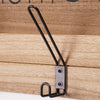 Addie Joy Home Sweet Home Coat and Key Holder Plaque - Brown/Honey Wash